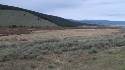 The site of the Big Hole encampment of the Nez Perce.
