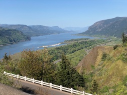 This is the Columbia River Gorge